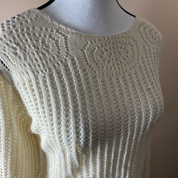 Boho Crochet Sweater NWT - Picture 3 of 15